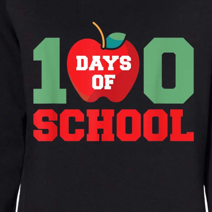 School Celebration Teacher Gift Happy 100th Day Of School Womens California Wash Sweatshirt