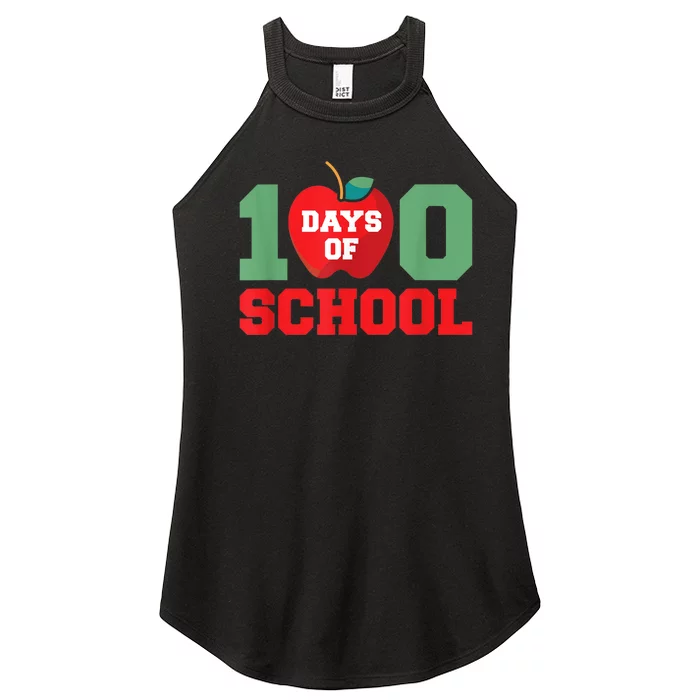 School Celebration Teacher Gift Happy 100th Day Of School Women’s Perfect Tri Rocker Tank