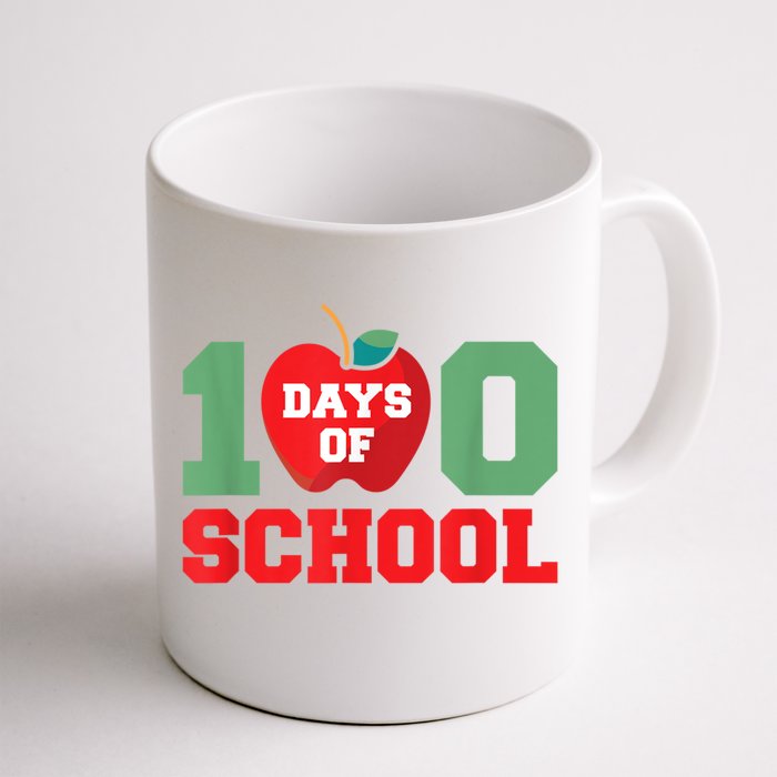 School Celebration Teacher Gift Happy 100th Day Of School Front & Back Coffee Mug