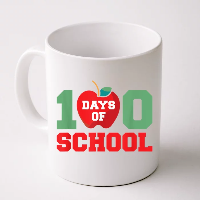 School Celebration Teacher Gift Happy 100th Day Of School Front & Back Coffee Mug