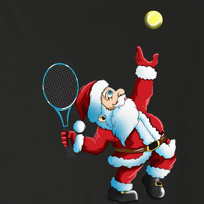 Santa Claus Tennis Game Festive Tennis Racket for Christmas Toddler Long Sleeve Shirt