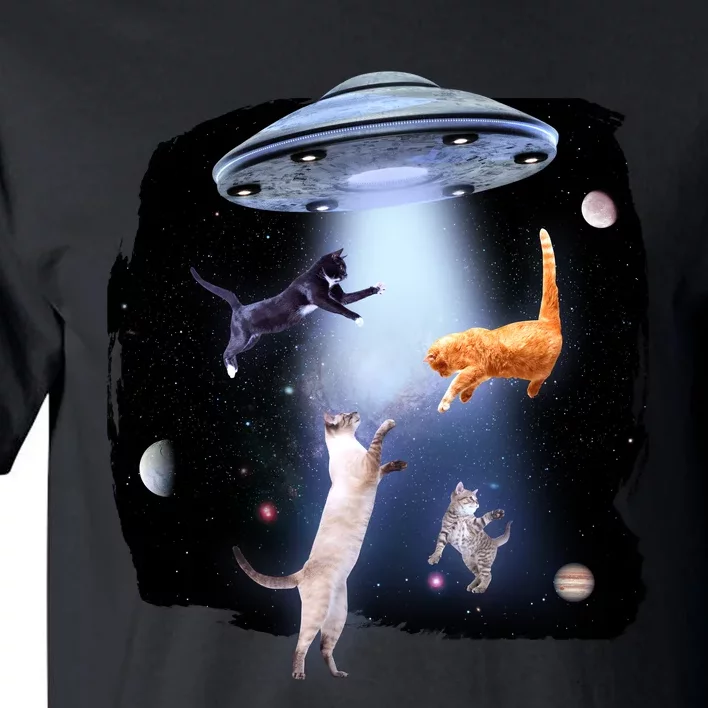 Space Cats UFO Tall T-Shirt