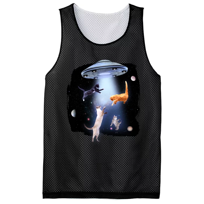 Space Cats UFO Mesh Reversible Basketball Jersey Tank