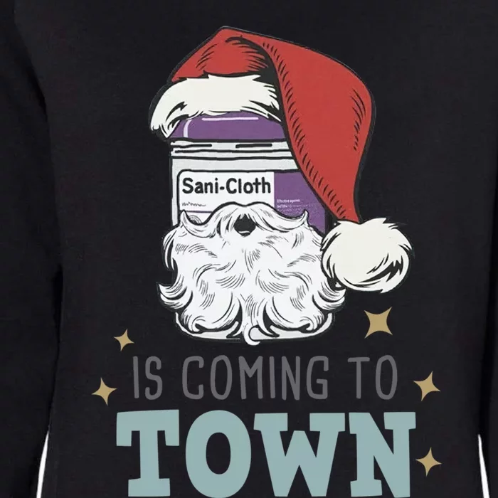 Sani Cloth Ugly Christmas Medical Assistant Xmas Nurse Funny Gift Womens California Wash Sweatshirt