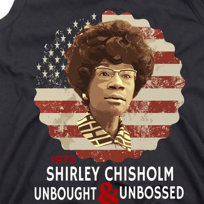 Shirley Chisholm Unbought And Unbossed Tank Top