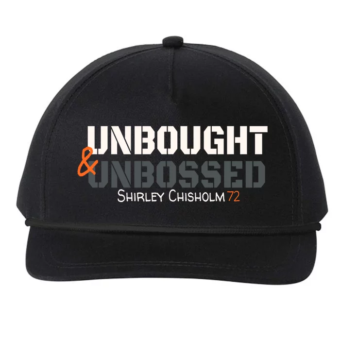 Shirley Chisholm Unbought And Unbossed Snapback Five-Panel Rope Hat