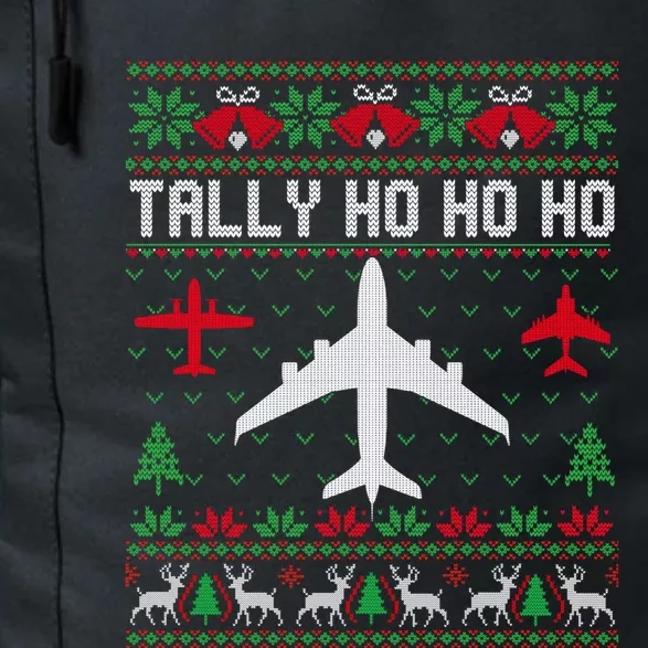 Spitfire Christmas Ugly Jumper Style Airplane Aircraft Plane Gift Daily Commute Backpack