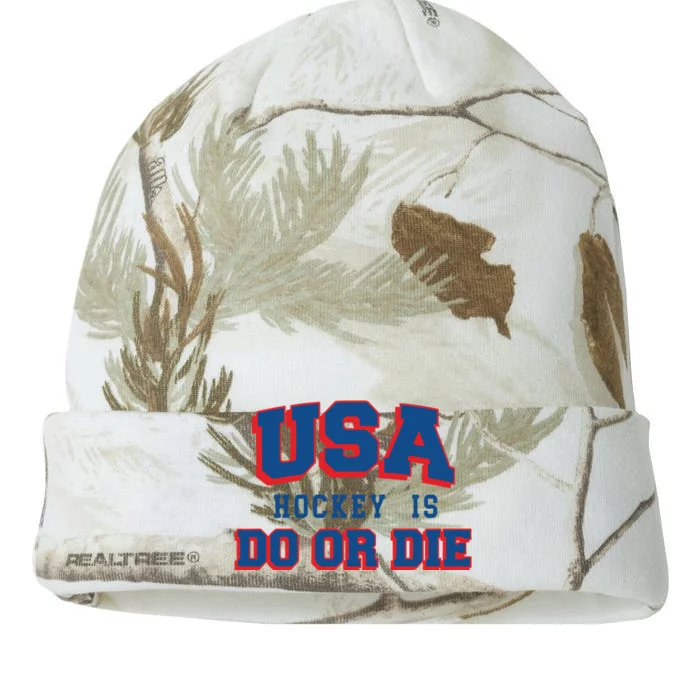 Spittin Chiclets Usa Hockey Is Do Or Die Kati - 12in Camo Beanie