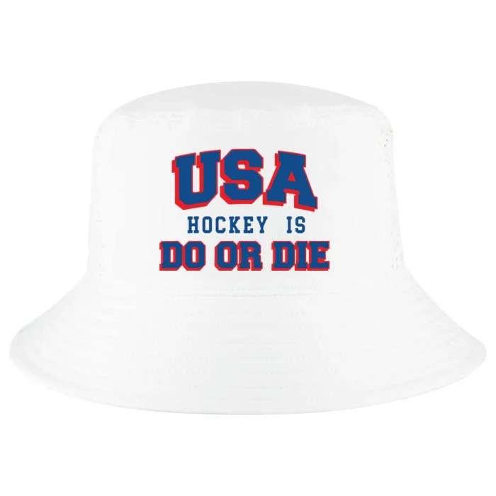 Spittin Chiclets Usa Hockey Is Do Or Die Cool Comfort Performance Bucket Hat