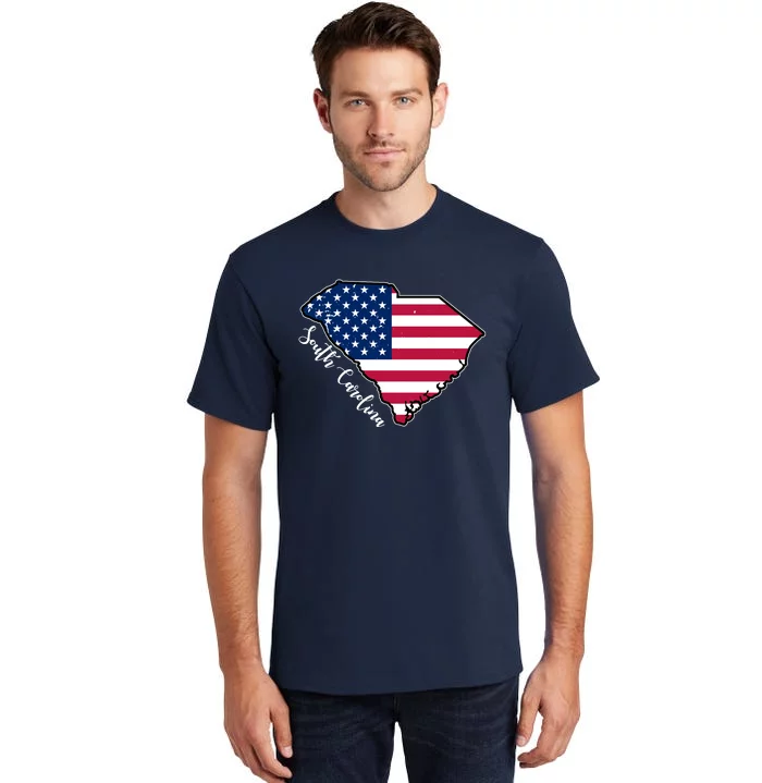 South Carolina United States Map T Shirt Tall T-Shirt