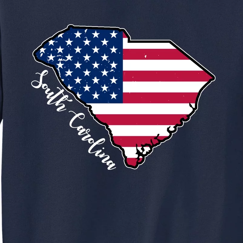 South Carolina United States Map T Shirt Tall Sweatshirt