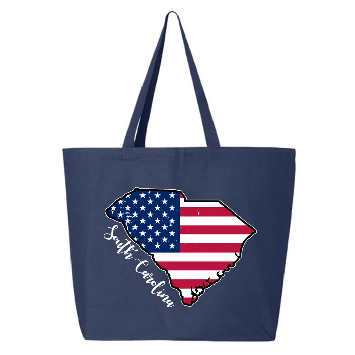 South Carolina United States Map T Shirt 25L Jumbo Tote