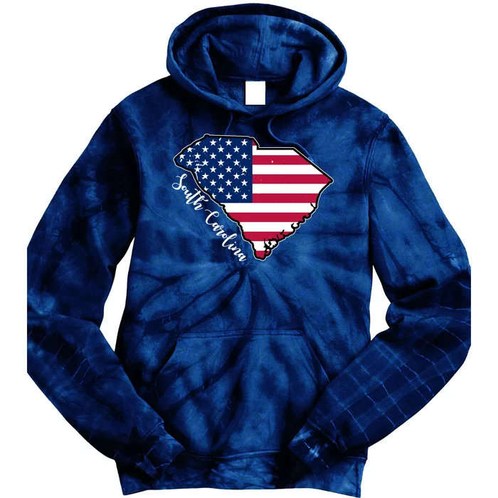 South Carolina United States Map T Shirt Tie Dye Hoodie