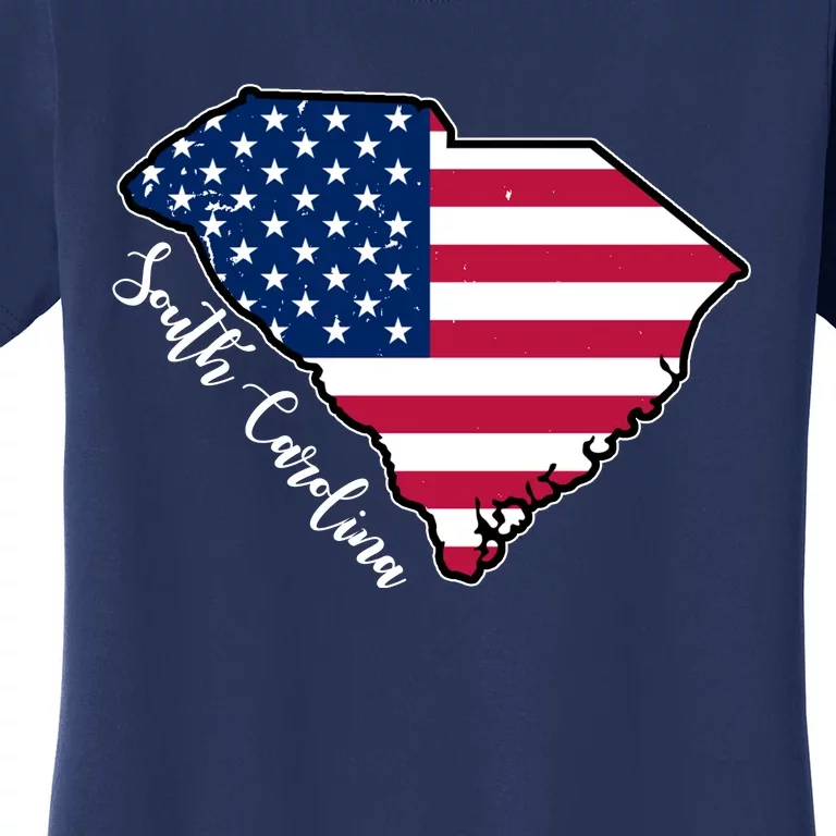 South Carolina United States Map T Shirt Women's T-Shirt