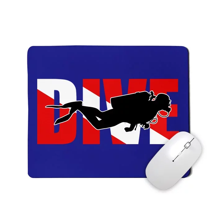 Scuba Dive Logo Mousepad