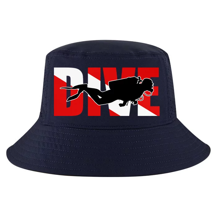 Scuba Dive Logo Cool Comfort Performance Bucket Hat