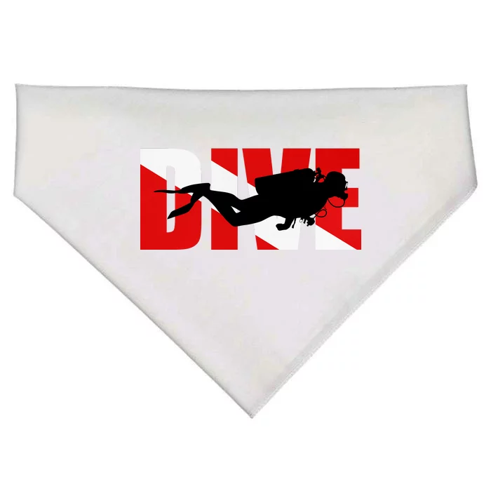 Scuba Dive Logo USA-Made Doggie Bandana