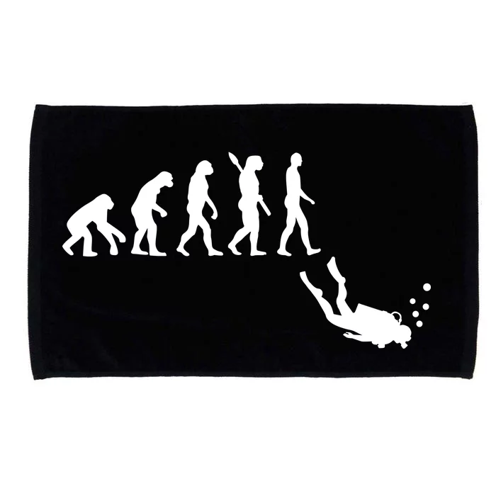 Scuba Diver Evolution Microfiber Hand Towel