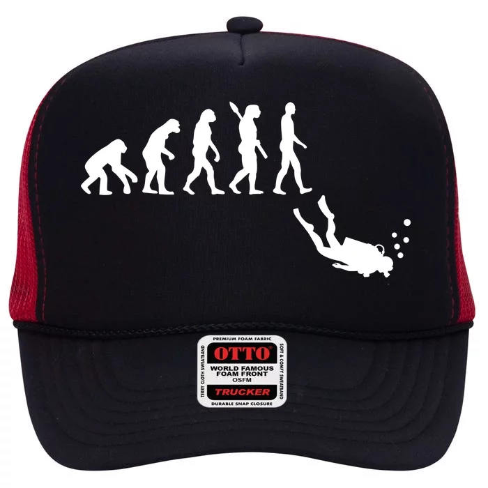 Scuba Diver Evolution High Crown Mesh Trucker Hat