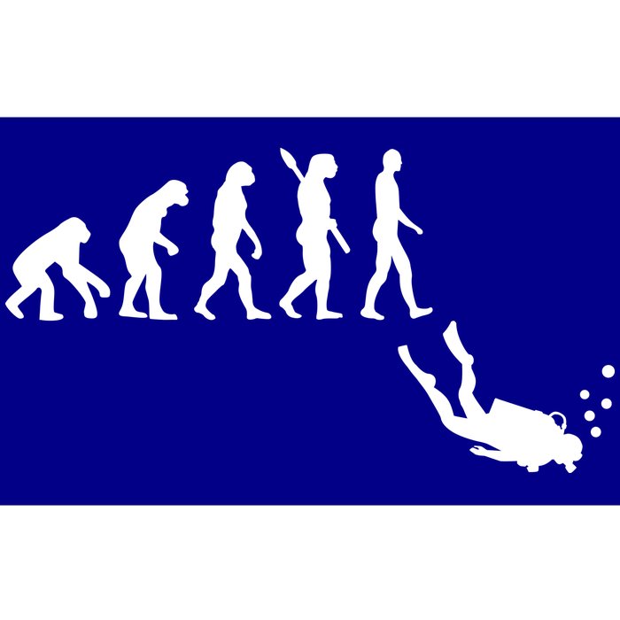 Scuba Diver Evolution Bumper Sticker