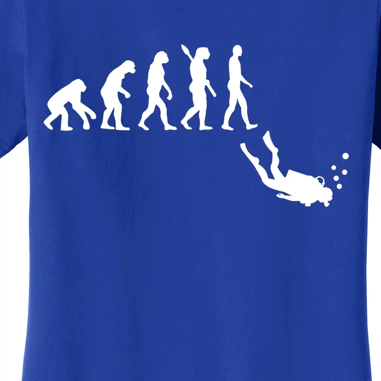 Scuba Diver Evolution Women's T-Shirt