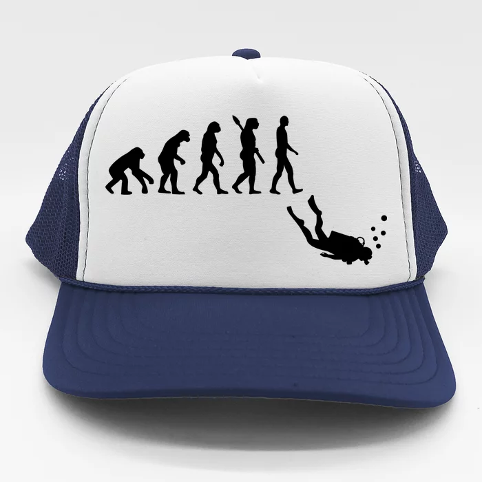 Scuba Diver Evolution Trucker Hat