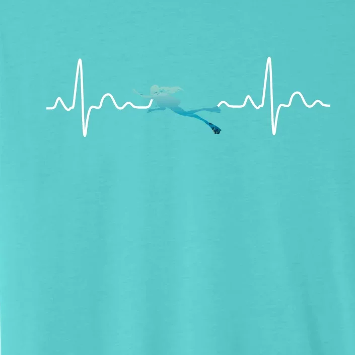 Scuba Diving Heartbeat Pulse ChromaSoft Performance T-Shirt