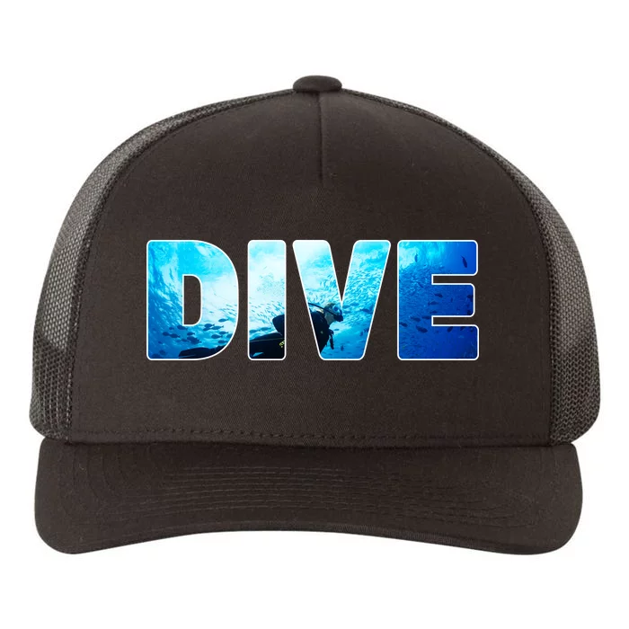 Scuba Diving Ocean Yupoong Adult 5-Panel Trucker Hat