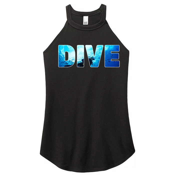 Scuba Diving Ocean Women’s Perfect Tri Rocker Tank