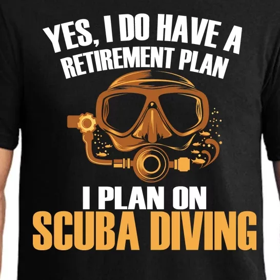 Scuba Diving Retirement Plan Pajama Set