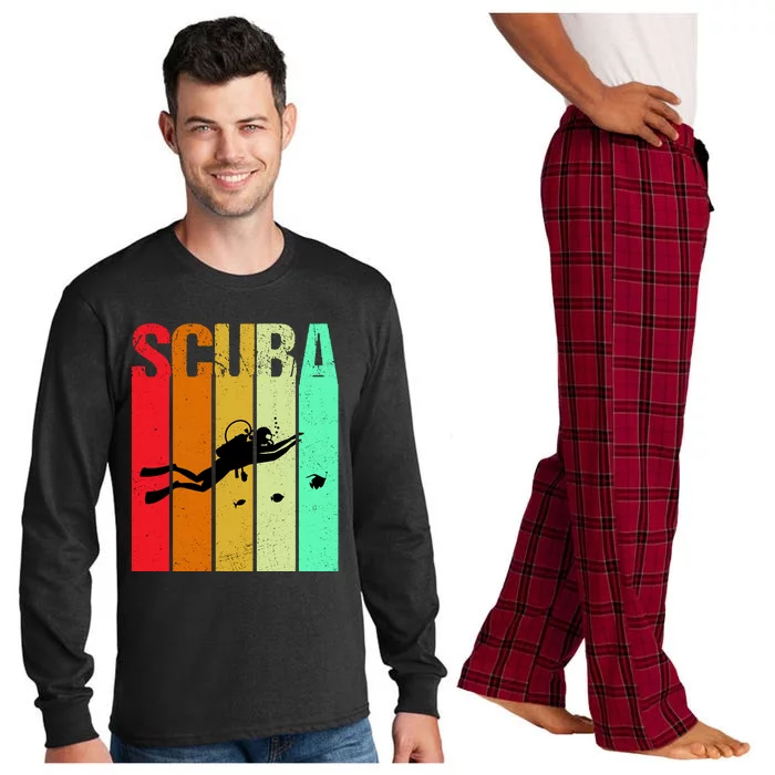 Scuba Retro Long Sleeve Pajama Set