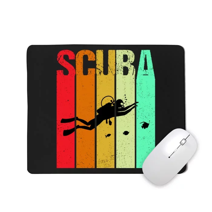 Scuba Retro Mousepad