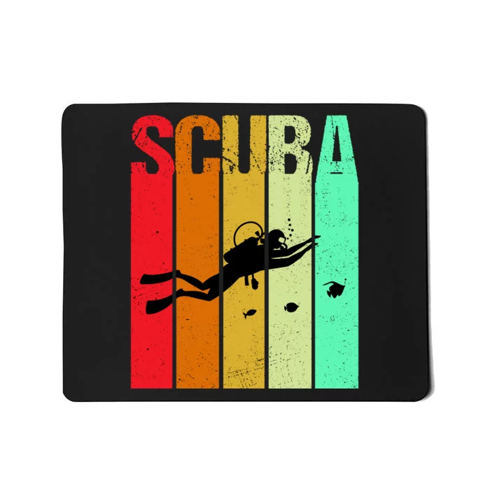 Scuba Retro Mousepad