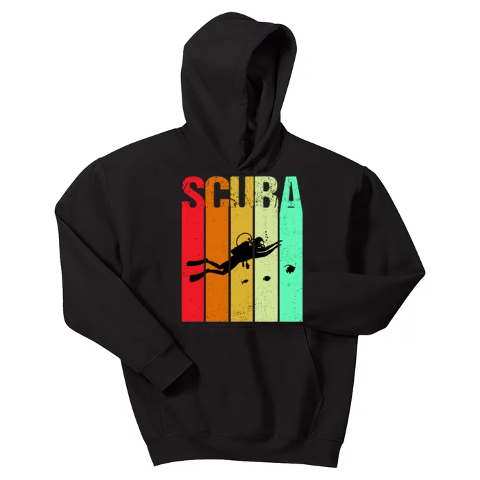 Scuba Retro Kids Hoodie