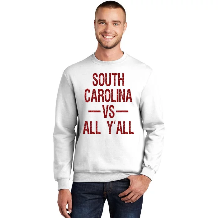 South Carolina Vs All YAll Vintage Weathered Southerner Sweatshirt