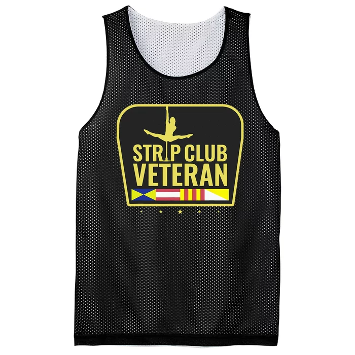 Strip Club Veteran Mesh Reversible Basketball Jersey Tank