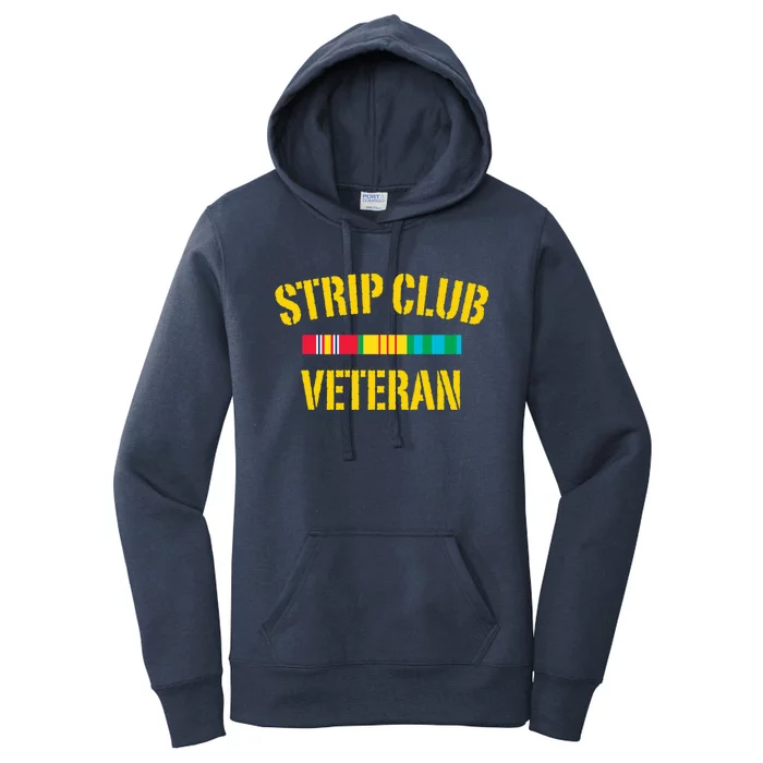 Strip Club Veteran Funny Gift Women's Pullover Hoodie