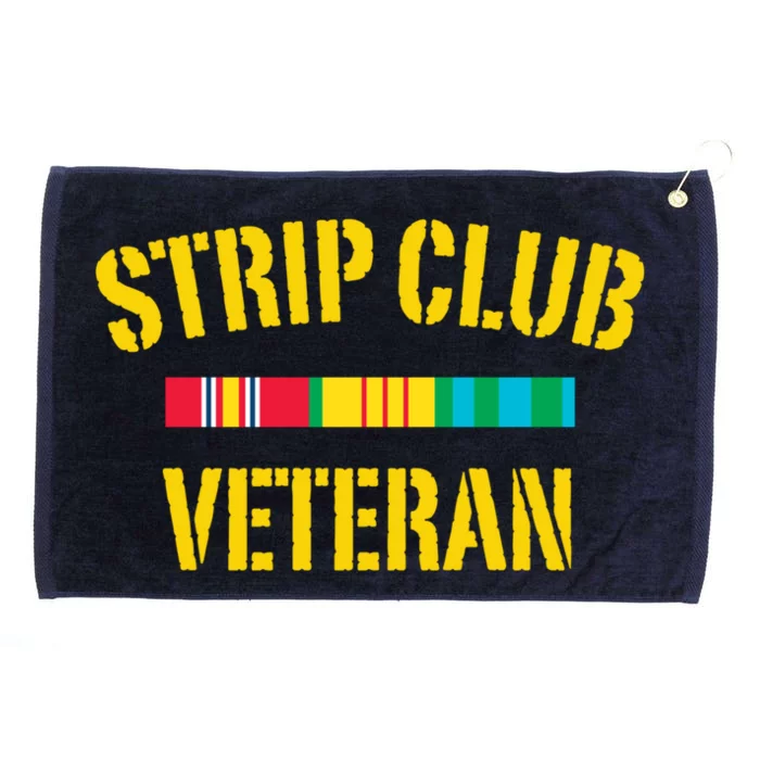 Strip Club Veteran Funny Gift Grommeted Golf Towel