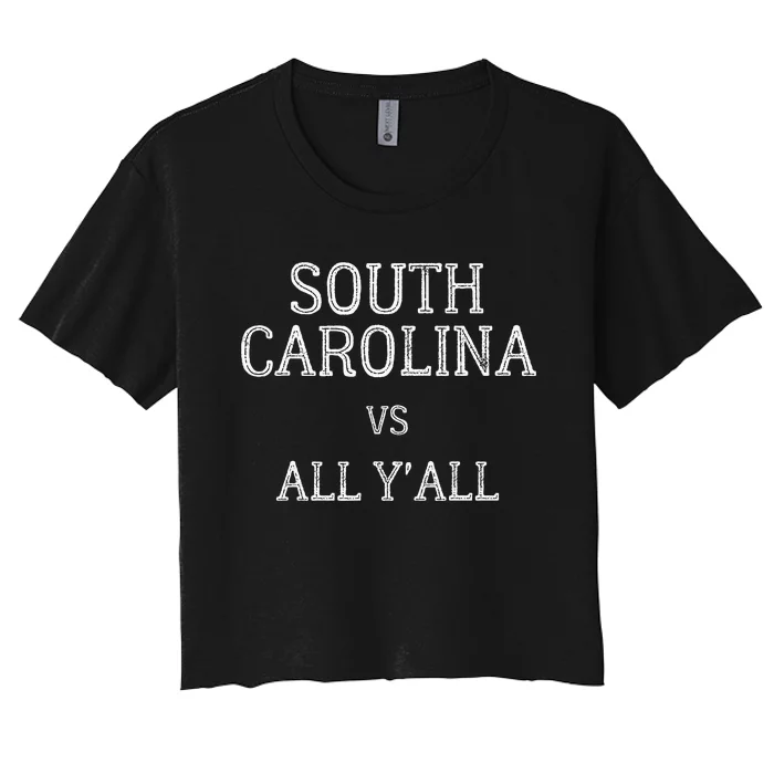 South Carolina Vs All YAll Women's Crop Top Tee