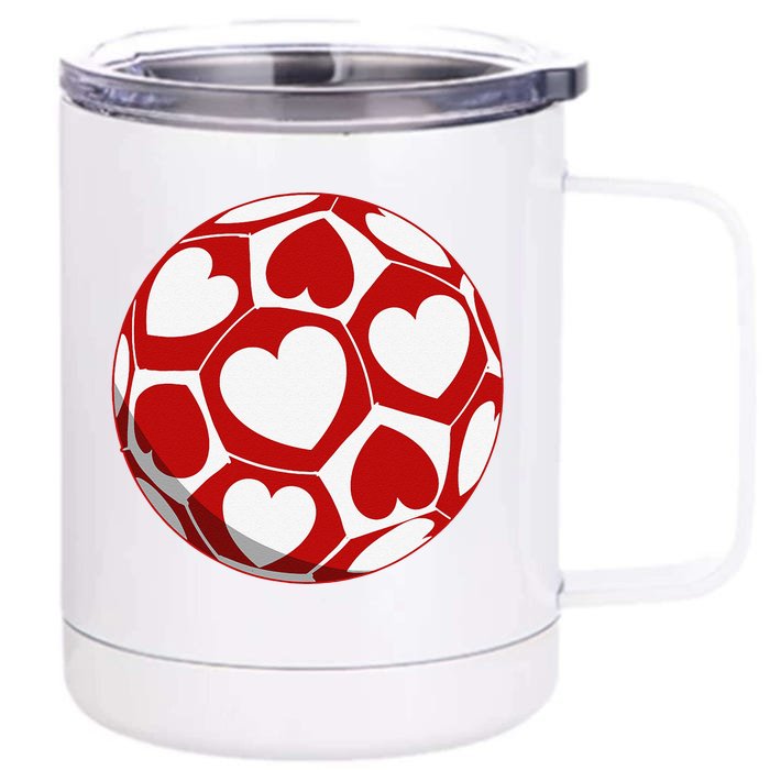 Soccer Coach Valentine's Day Fors Gifts Front & Back 12oz Stainless Steel Tumbler Cup