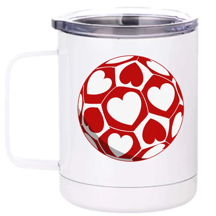 Soccer Coach Valentine's Day Fors Gifts Front & Back 12oz Stainless Steel Tumbler Cup