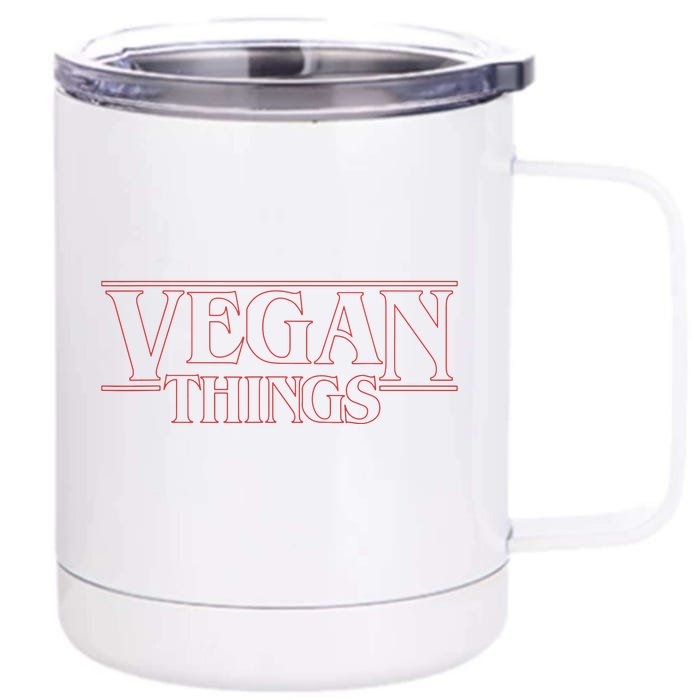 Sunny Citizen Vegan Things Front & Back 12oz Stainless Steel Tumbler Cup