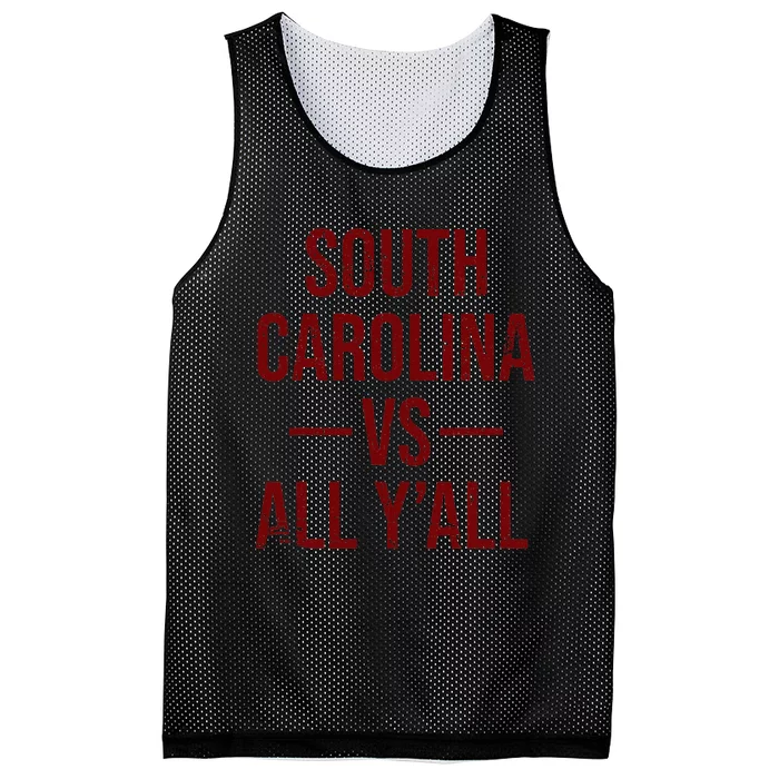 South Carolina Vs All YAll Vintage Weathered Southerner Mesh Reversible Basketball Jersey Tank