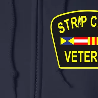 Strip Club Veteran Funny Veteran Full Zip Hoodie