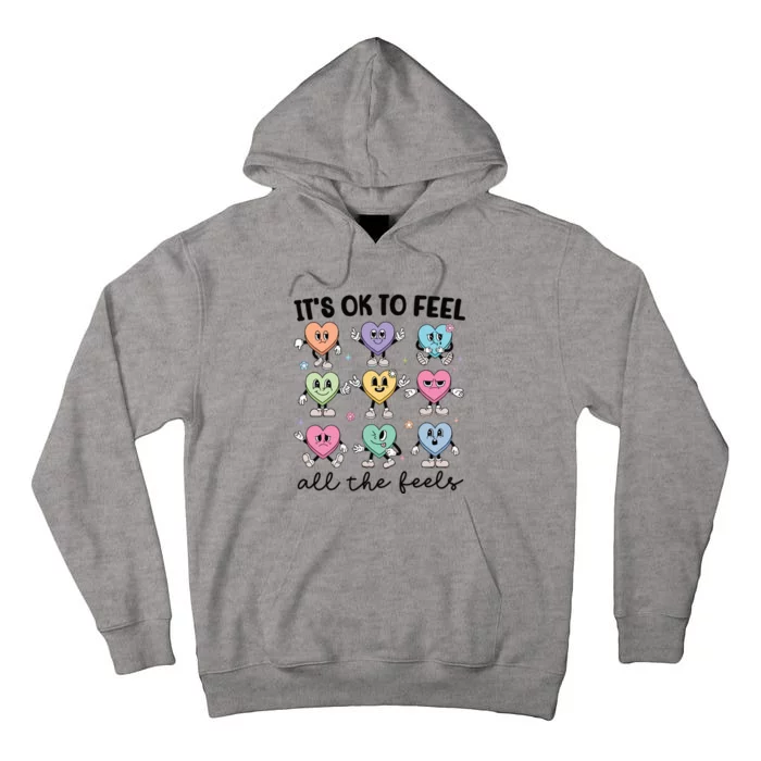 School Counselor Valentine Tall Hoodie