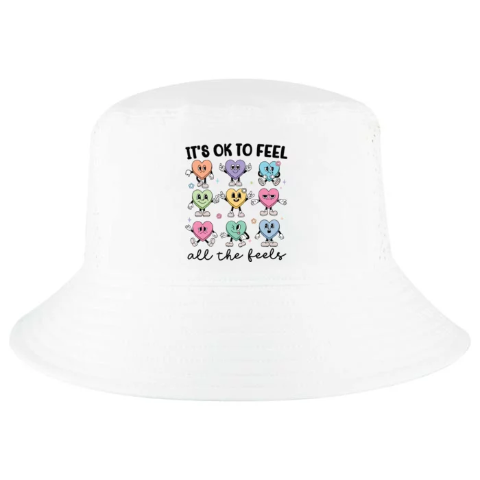 School Counselor Valentine Cool Comfort Performance Bucket Hat