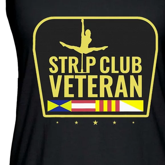 Strip Club Veteran Ladies Essential Flowy Tank