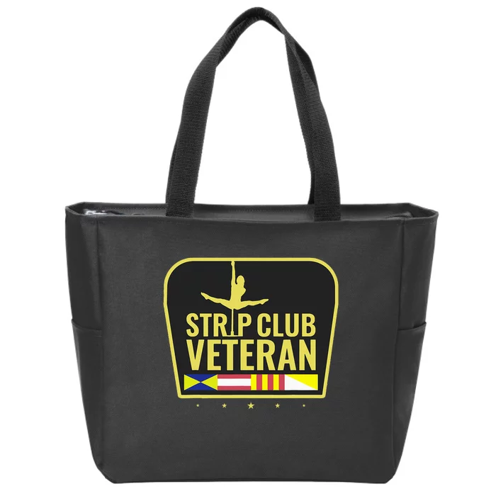 Strip Club Veteran Zip Tote Bag