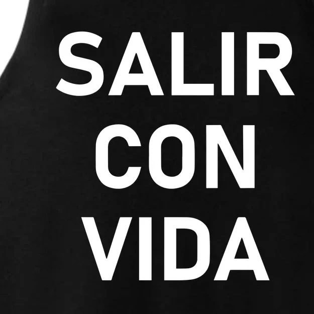 Salir Con Vida Ladies Tri-Blend Wicking Tank