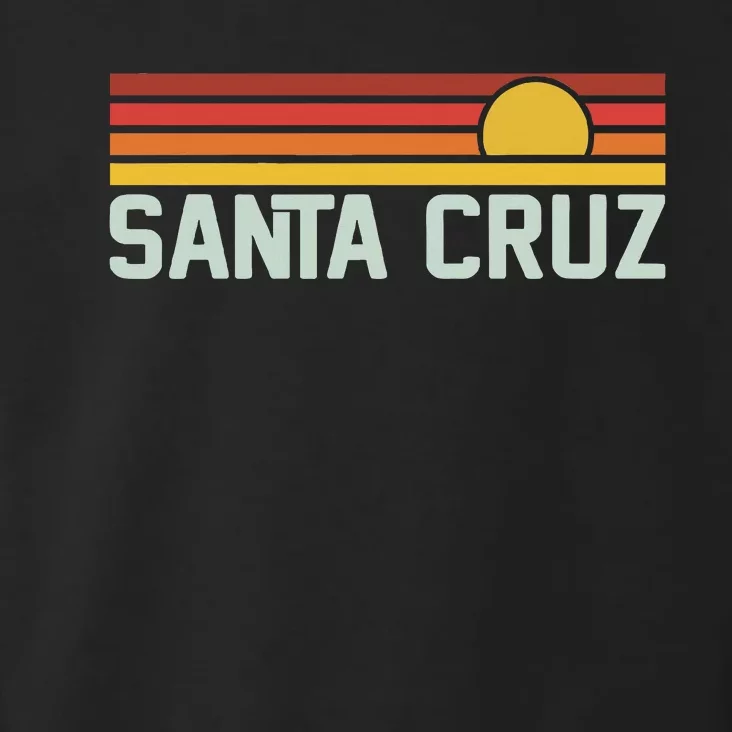 Santa Cruz Vintage Beach Sunset California Santa Cruz Summer Toddler Hoodie